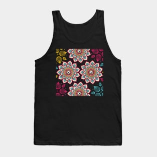 Colorful Lotus Flower Mandala Art Pattern | Floral Mandala Designs | Gift for Women | Gift for Men T-Shirt Tank Top